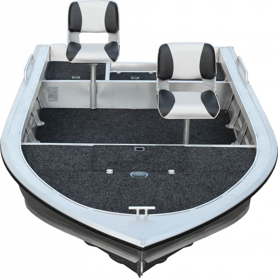 All Aluminum Fishing Boat front view