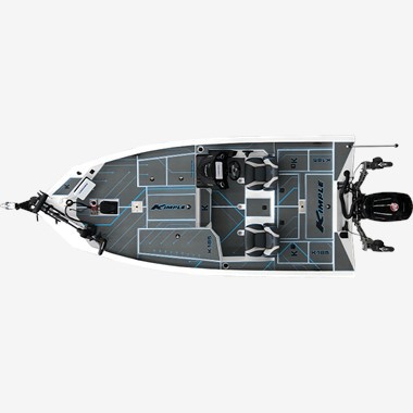 2022 18 ft aluminijski bas čamac
